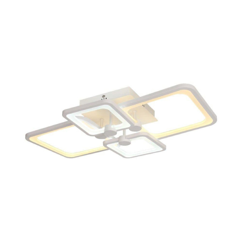 Oprawa Sufitowa V-Tac 74W Led Ściemnialna Biała Pilot Vt-7718 3000K-4000K-6000K 6000Lm