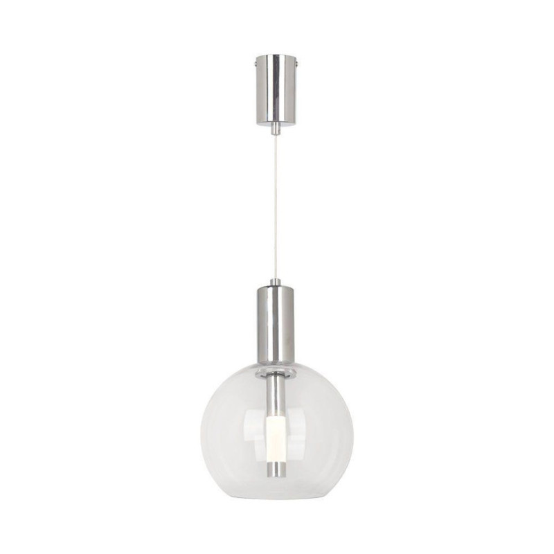 Oprawa Zwieszana V-Tac 5W Led Akryl Fi.20Cm Chrom Vt-10114 3000K 450Lm