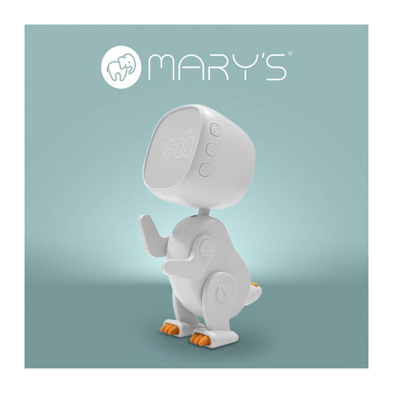 Mary's Budzik Robo Dino Biały