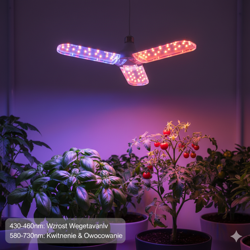 Żarówka Do Roślin Led Planty 24W E27