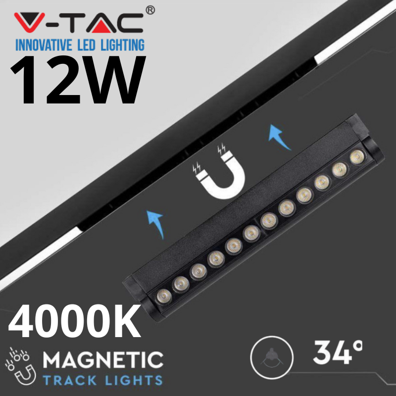 Lampa Magnetyczna Serii Agata Sku 10260 V-Tac 12W