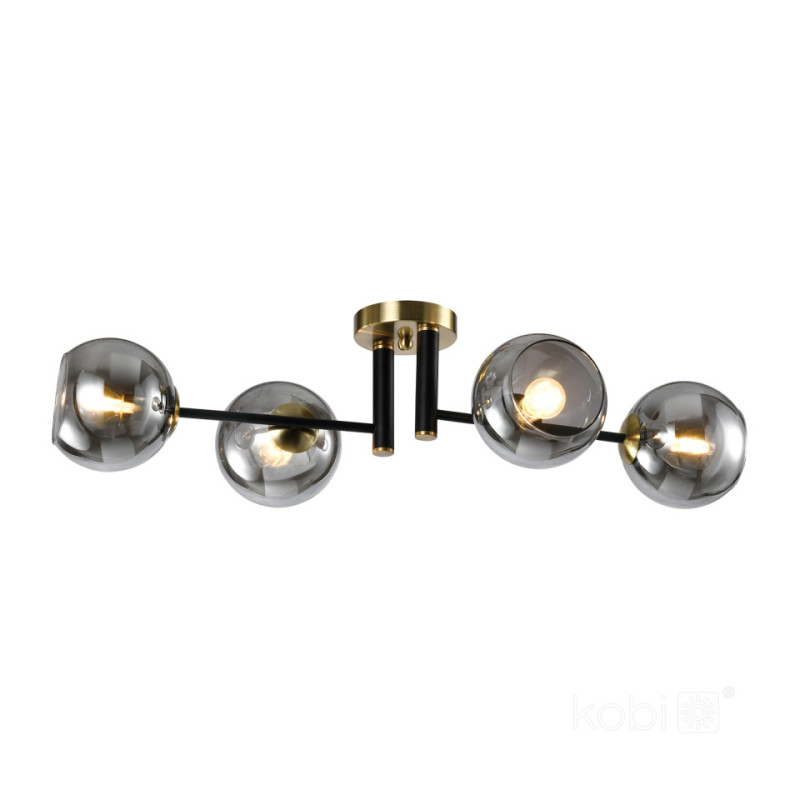 Lampa Sufitowa Globe Elegance Smoke S4