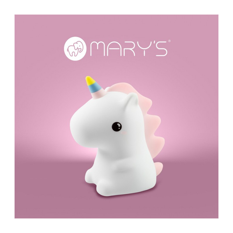 Mary's Lampka Nocna Led Rgb Jednorożec