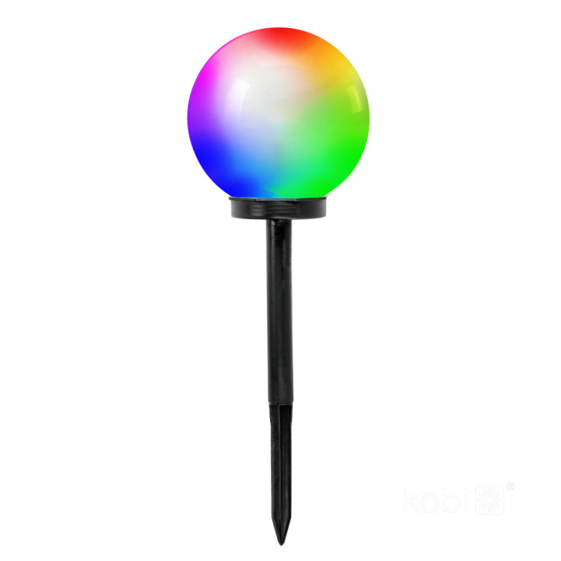 Słupek Ogrodowy Solar Led Sphere G2 20Cm Rgb Ip44 Led2B