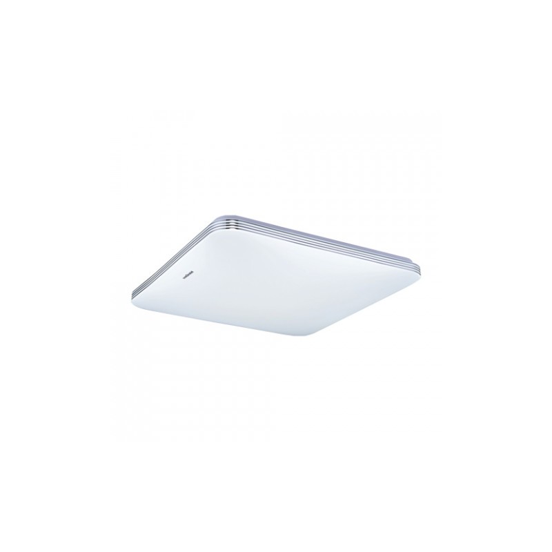 Kwadratowy Biały Plafon Adis Led D Slim 28W 4000K