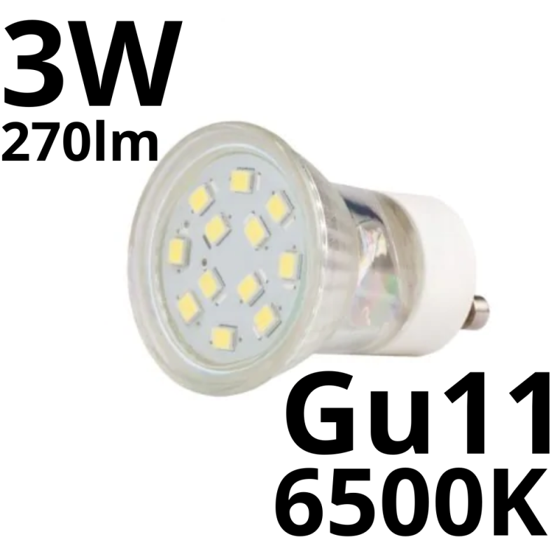 Żarówka Led Gu11 3W 6500K 270Lm