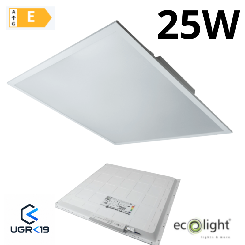 Panel Led Backlit 595X595X30 25W 4000Lm Nw Ugr