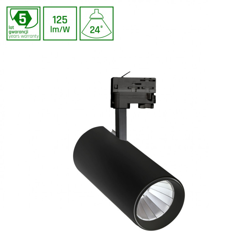 Lampa Do Szynoprzewodów Branta Mdr Branta Lux 940 27W 230V 24St Black Mesh