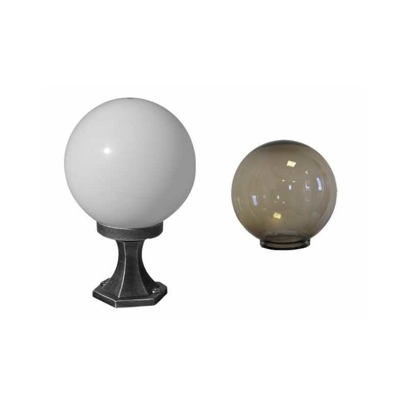 Kule Classic Su-Ma - Stojąca Lampa Ogrodowa - Klosz Przydymiony 41Cm E27 1X60W
