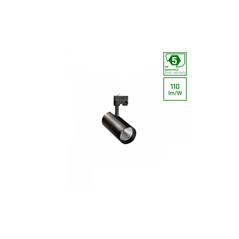 Szynowa Oprawa Led Czarna Mdr Branta 840 19W 60St Casambi - 4000K