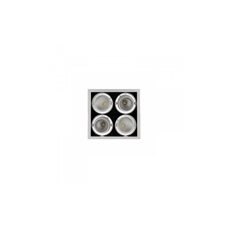 Modern-Day 4X1Led Cob Citizen 40St 230V 4X27W Ip20 Ww Downlight Square + Zasilacz & !!