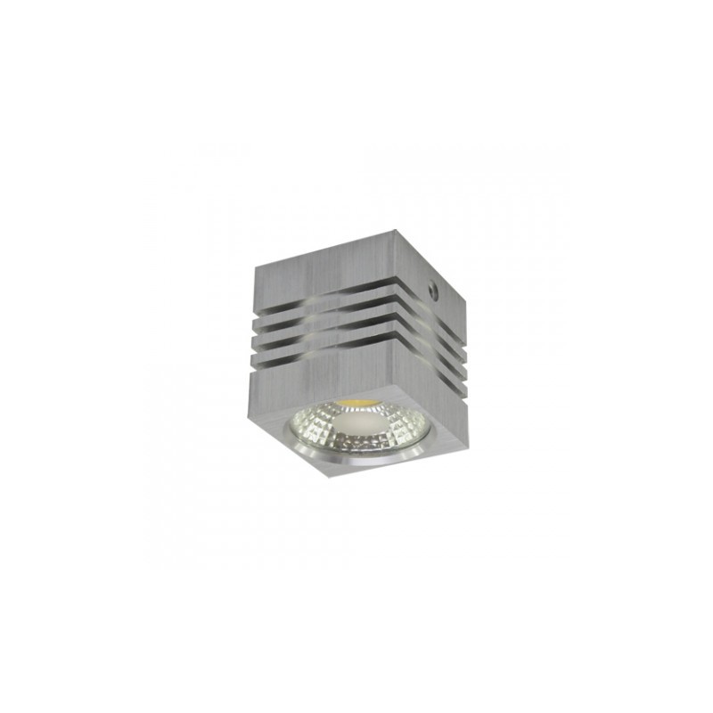 Srebrna Tuba Sufitowa 3W Gusti Led 4000K