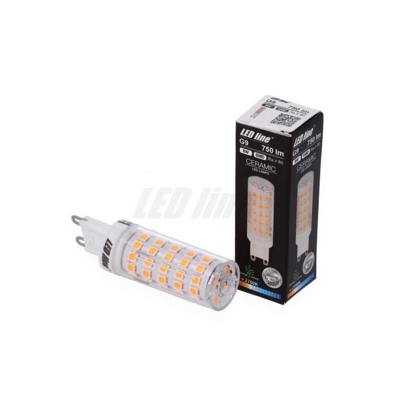 Żarówka LED G9 8W 6000K 750Lm 220-240V
