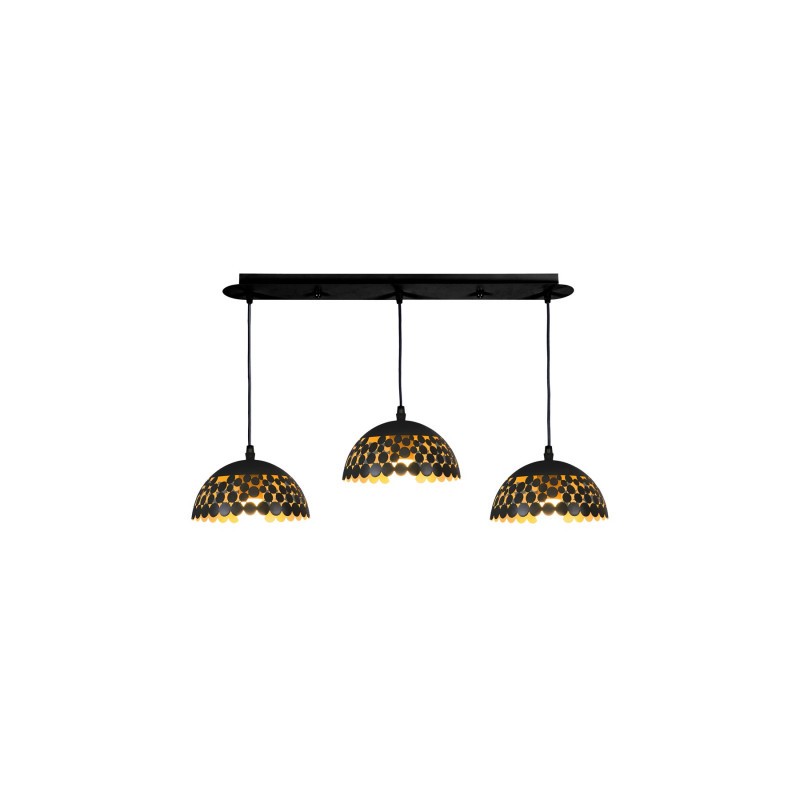 Lampa Wisząca Lisa Black 3Xe27