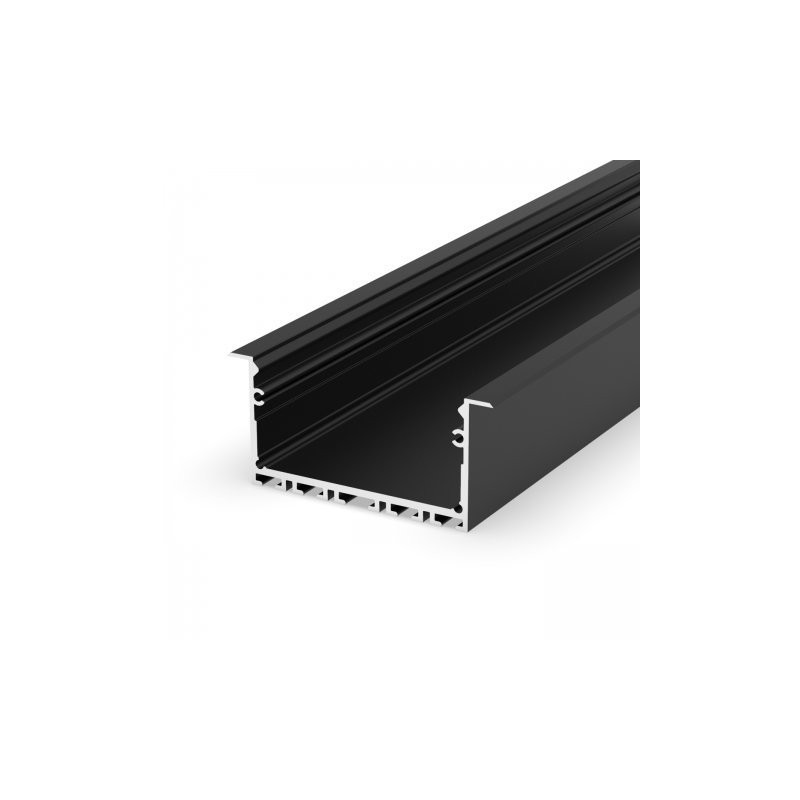 Profil Led Wpuszczany P23-1 Czarny - 2M