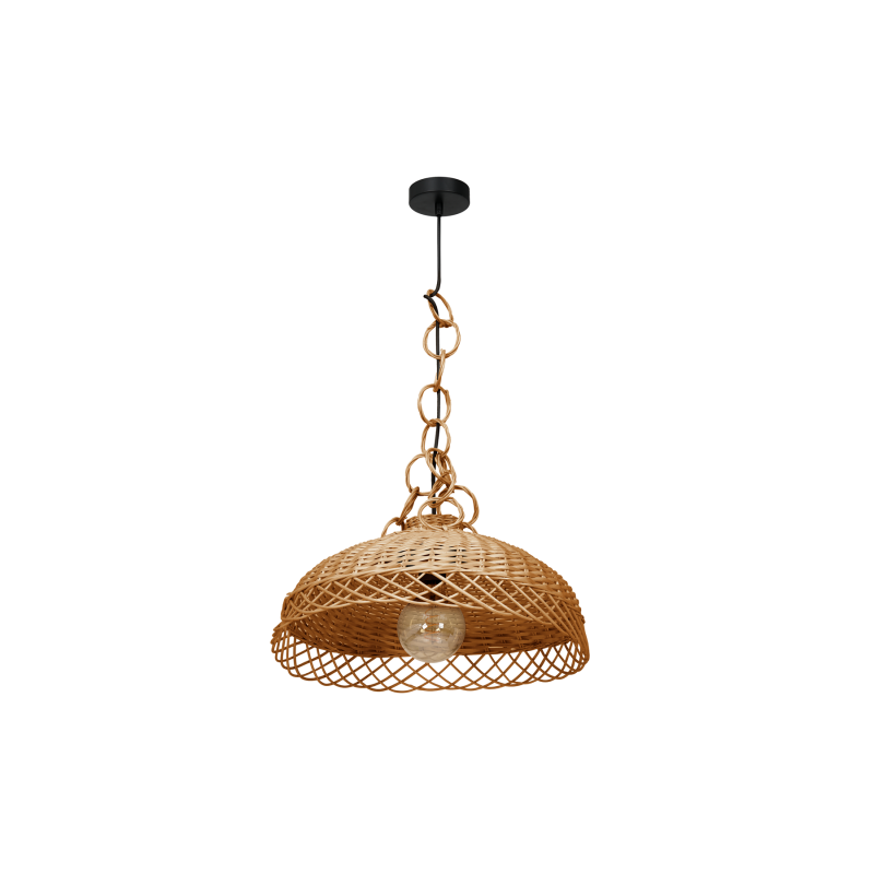 Lampa Wisząca Vimini Natural Wood 1Xe27