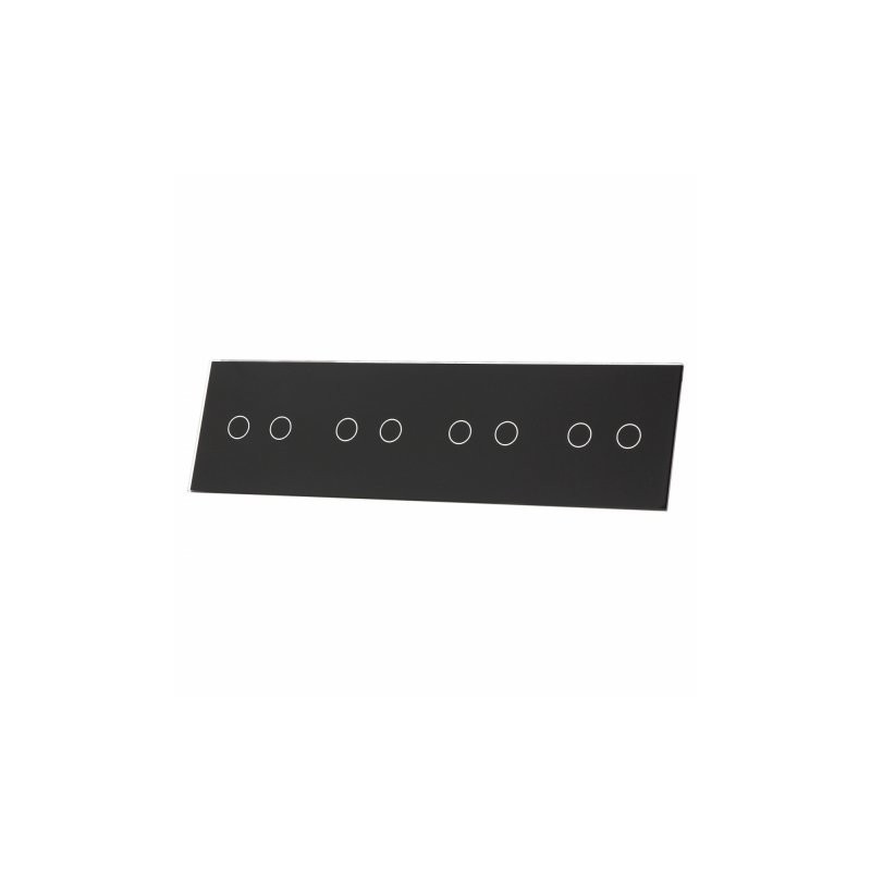 Panel Szklany Livolo 702222-62 - 2+2+2+2 - Czarny
