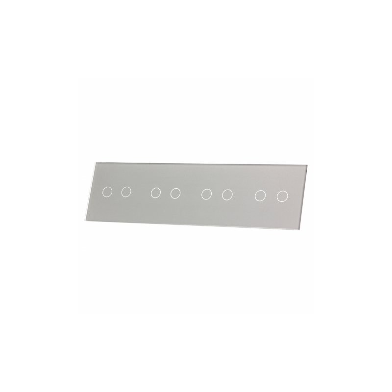 Panel Szklany Livolo 702222-64 - 2+2+2+2 - Srebrny