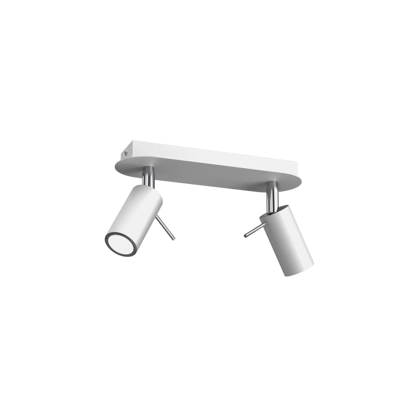 Lampa Sufitowa Preston White/Chrome 2X Mini Gu10