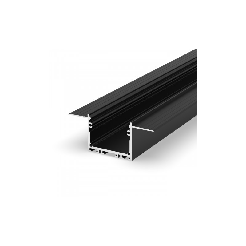 Profil Led Aluminiowy P22-7 Czarny - 1M