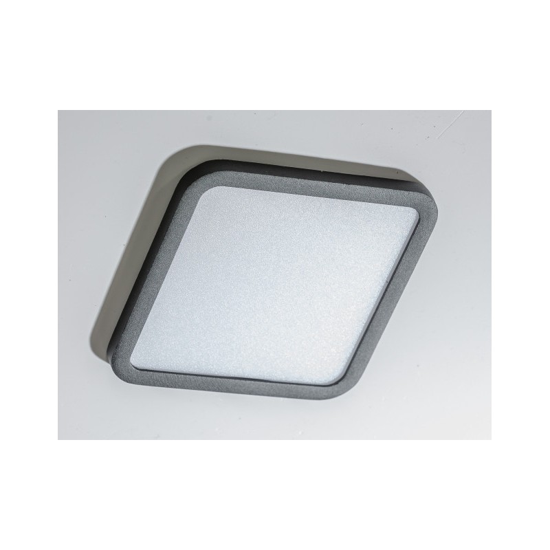 Czarna Oprawa Do Wbudowania Slim 15 Square 4000K Ip44 Black Az4377