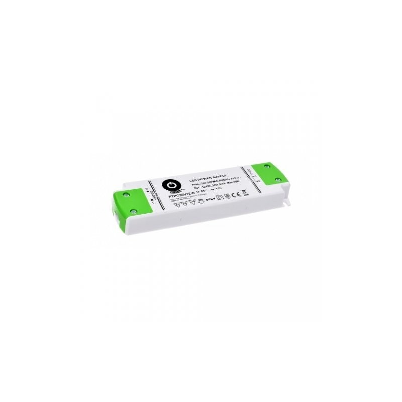 Zasilacz Led Pos Ftpc 2.5A 30W 12V - Dimmer Ultrapłaski