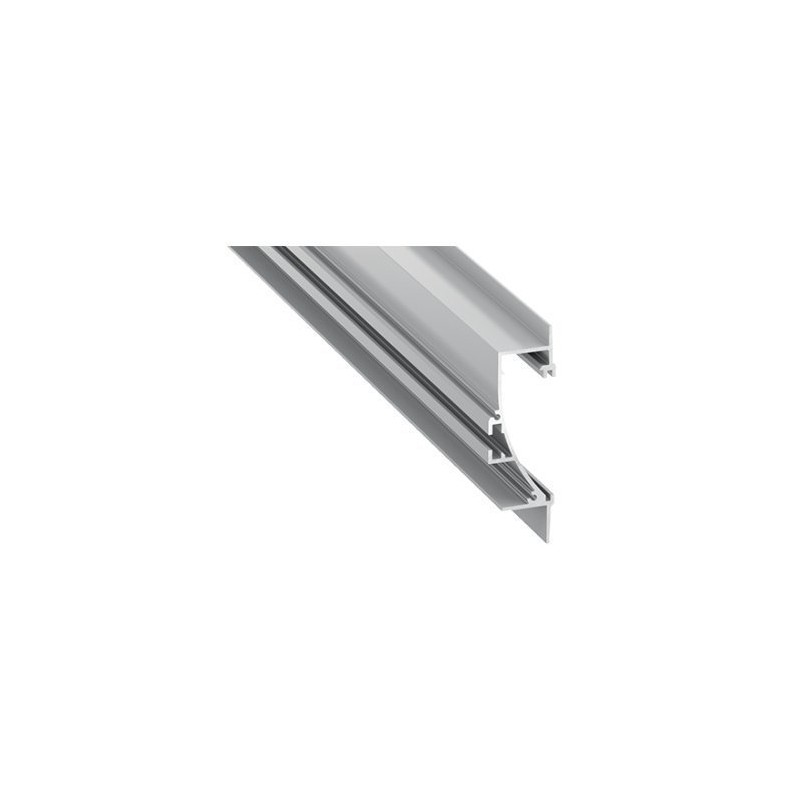 Profil Aluminiowy Do Taśm Led - Tiano - Srebrny Anodowany - 1 Metr