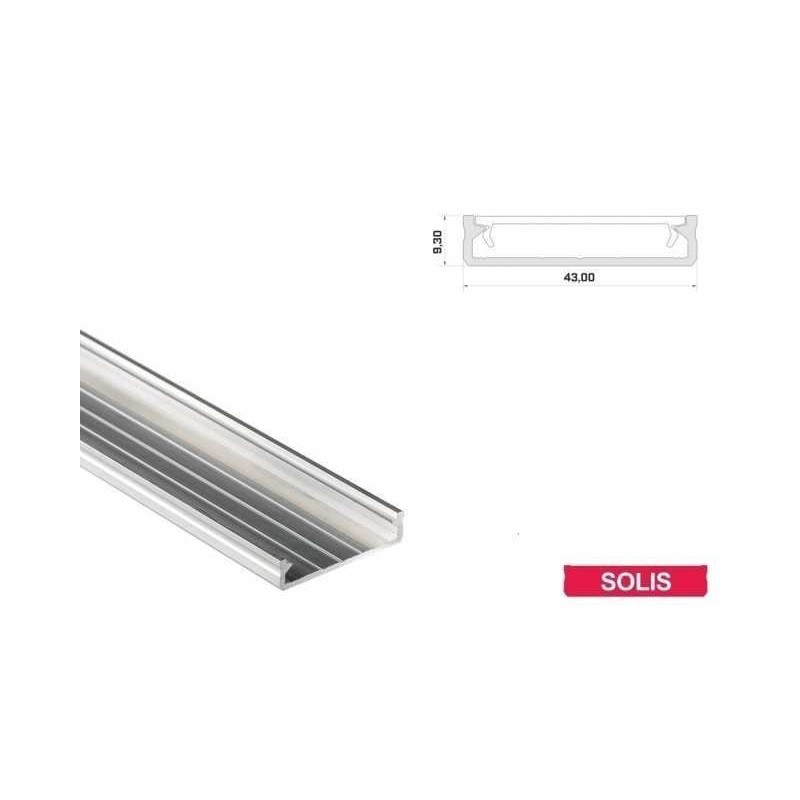 Profil Led Aluminiowy - Lumines Typ Solis Srebrny Anodowany 2M