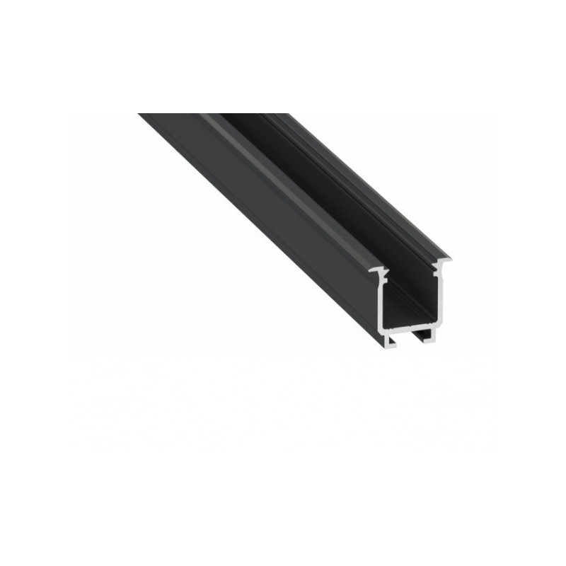 Profil Led Wpuszczany Lumines Typ W Czarny- 1M