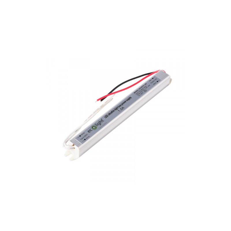 Zasilacz Meblowy Ultra Slim 1,5A 18W 12V