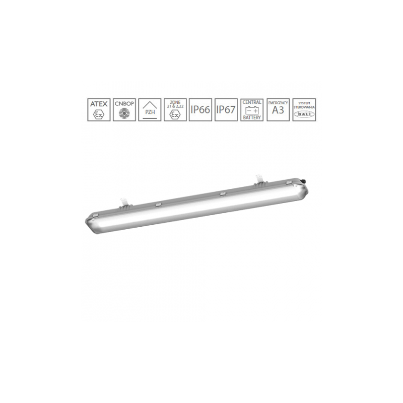 Oprawa Przeciwwybuchowa Exl210Led 62,2W Ip66 Ok. 130Cm