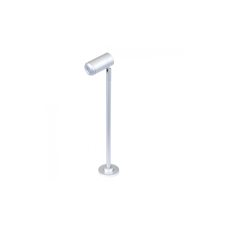 Lampa Do Gablot Na Słupku Js 1,5W Srebrna Cri90+ - 3000K