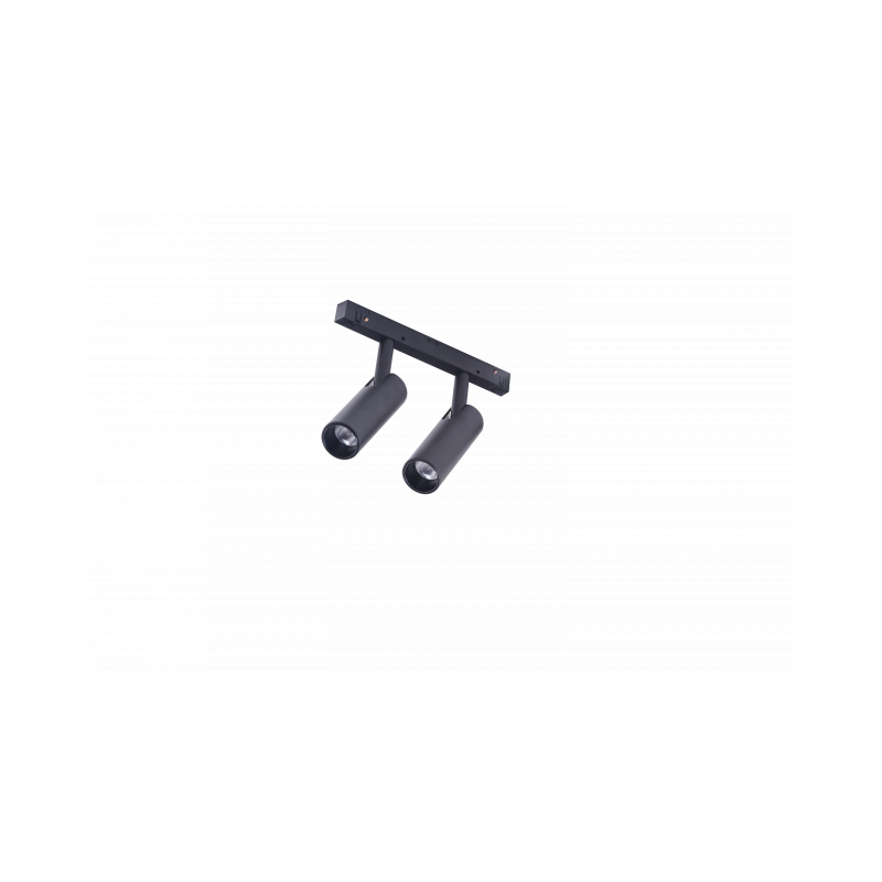 Niko 2 Track Magnetic 2X7W 3000K Bk/Bk